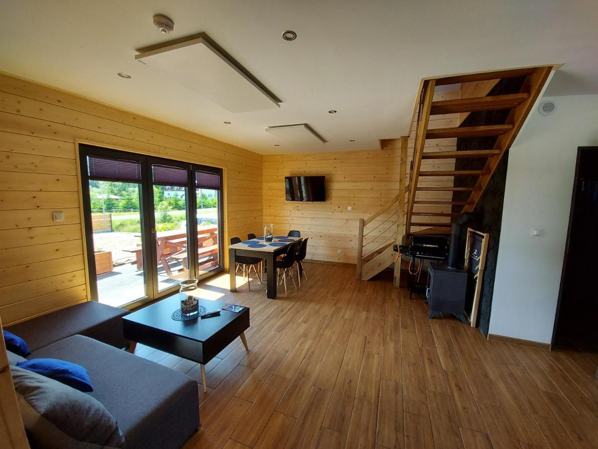 Osada Orlica Klimatyczne Domki Z Widokiem Na Gory I Termalnym Spa Sauna Jacuzzi 4 Km Od Zieleniec Ski Arena Lasowka Buitenkant foto